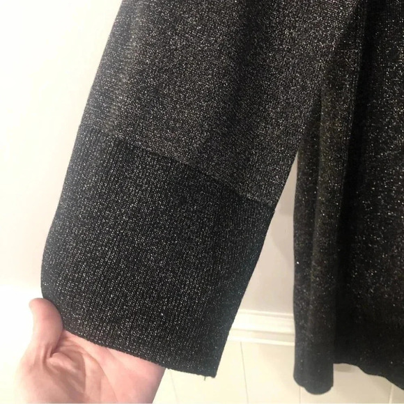 Cooper St Women’s Alice Knit Black with Silver Metallic Dress Size Large NWT - Picture 7 of 13